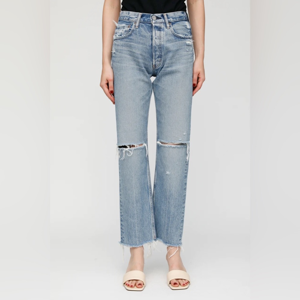 Moussy Straight Leg Jeans